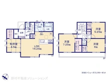 【千葉県/船橋市咲が丘】船橋市咲が丘2丁目 新築一戸建て 間取り図