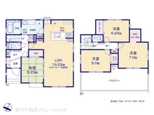 【千葉県/船橋市みやぎ台】船橋市みやぎ台2丁目 新築一戸建て 間取り図