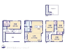 【東京都/江東区東砂】江東区東砂3丁目 新築一戸建て 間取り図