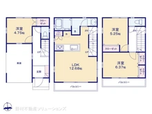 【東京都/江東区東砂】江東区東砂4丁目 新築一戸建て 間取り図