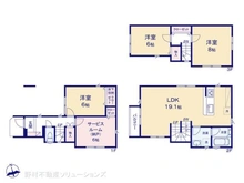 【東京都/板橋区蓮沼町】板橋区蓮沼町 新築一戸建て 間取り図