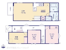 【東京都/板橋区常盤台】板橋区常盤台1丁目 新築一戸建て 間取り図