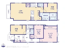 【東京都/板橋区常盤台】板橋区常盤台1丁目 新築一戸建て 間取り図