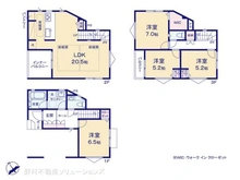 【東京都/板橋区大谷口北町】板橋区大谷口北町 新築一戸建て 間取り図