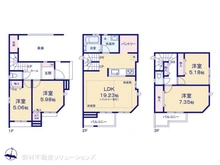 【東京都/板橋区小豆沢】板橋区小豆沢4丁目 新築一戸建て 間取り図