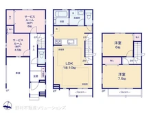 【東京都/板橋区小豆沢】板橋区小豆沢4丁目 新築一戸建て 間取り図