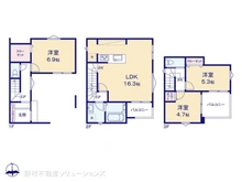 【東京都/板橋区東新町】板橋区東新町2丁目 新築一戸建て 間取り図