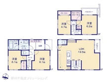 【東京都/板橋区大谷口】板橋区大谷口1丁目 新築一戸建て 間取り図