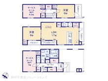 【東京都/板橋区蓮沼町】板橋区蓮沼町 新築一戸建て 間取り図