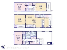 【東京都/板橋区蓮沼町】板橋区蓮沼町 新築一戸建て 間取り図