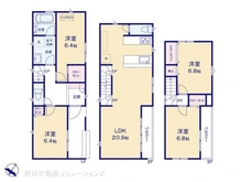【東京都/板橋区蓮沼町】板橋区蓮沼町 新築一戸建て 間取り図