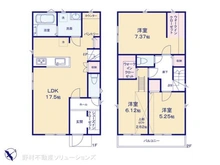 【神奈川県/大和市西鶴間】大和市西鶴間4丁目 新築一戸建て 間取り図