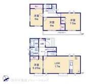 【東京都/町田市本町田】町田市本町田 新築一戸建て 間取り図