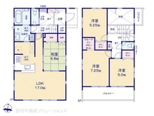 【神奈川県/大和市福田】大和市福田 新築一戸建て 間取り図