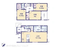 【東京都/町田市鶴川】町田市鶴川4丁目 新築一戸建て 間取り図