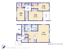 【東京都/町田市鶴川】町田市鶴川4丁目 新築一戸建て 間取り図