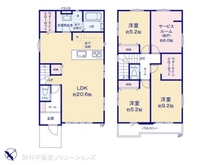 【東京都/町田市小山町】町田市小山町 新築一戸建て 間取り図