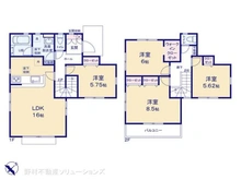 【東京都/町田市小山町】町田市小山町 新築一戸建て 間取り図