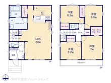 【神奈川県/座間市東原】座間市東原1丁目 新築一戸建て 間取り図