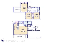 【神奈川県/相模原市南区当麻】相模原市南区当麻 新築一戸建て 間取り図