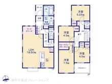 【神奈川県/大和市桜森】大和市桜森2丁目 新築一戸建て 間取り図