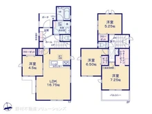 【神奈川県/大和市桜森】大和市桜森2丁目 新築一戸建て 間取り図
