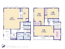 【神奈川県/大和市桜森】大和市桜森2丁目 新築一戸建て 間取り図