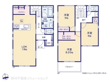 【神奈川県/大和市桜森】大和市桜森2丁目 新築一戸建て 間取り図