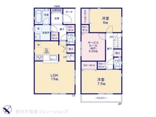 【神奈川県/相模原市中央区上溝】相模原市中央区上溝 新築一戸建て 間取り図