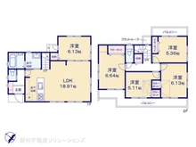 【東京都/町田市高ヶ坂】町田市高ヶ坂3丁目 新築一戸建て 間取り図