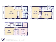 【神奈川県/相模原市南区当麻】相模原市南区当麻 新築一戸建て 間取り図