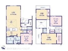 【神奈川県/大和市上和田】大和市上和田 新築一戸建て 間取り図