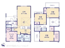 【神奈川県/大和市上和田】大和市上和田 新築一戸建て 間取り図