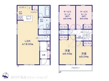 【神奈川県/大和市南林間】大和市南林間7丁目 新築一戸建て 間取り図