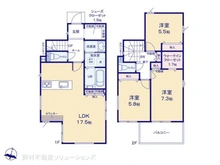 【神奈川県/相模原市中央区千代田】相模原市中央区千代田6丁目 新築一戸建て 間取り図