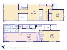 【東京都/町田市中町】町田市中町3丁目 新築一戸建て 間取り図