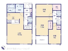 【神奈川県/相模原市中央区共和】相模原市中央区共和3丁目 新築一戸建て 間取り図