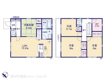 【神奈川県/相模原市中央区共和】相模原市中央区共和3丁目 新築一戸建て 間取り図