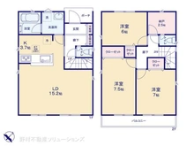 【神奈川県/相模原市中央区共和】相模原市中央区共和3丁目 新築一戸建て 間取り図