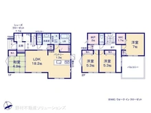 【神奈川県/相模原市南区御園】相模原市南区御園1丁目 新築一戸建て 間取り図