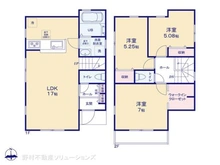 【神奈川県/相模原市中央区上矢部】相模原市中央区上矢部2丁目 新築一戸建て 間取り図