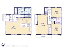 【神奈川県/相模原市中央区宮下本町】相模原市中央区宮下本町3丁目 新築一戸建て 間取り図