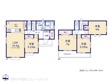 【東京都/町田市成瀬台】町田市成瀬台3丁目 新築一戸建て 間取り図