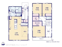 【神奈川県/相模原市中央区清新】相模原市中央区清新6丁目 新築一戸建て 間取り図