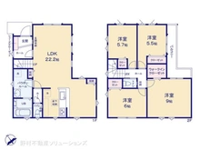 【神奈川県/相模原市南区栄町】相模原市南区栄町 新築一戸建て 間取り図