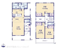 【神奈川県/大和市福田】大和市福田 新築一戸建て 間取り図