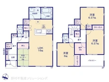 【神奈川県/相模原市中央区上溝】相模原市中央区上溝 新築一戸建て 間取り図