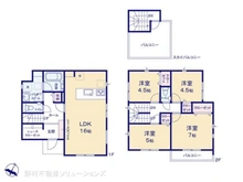 【神奈川県/大和市上草柳】大和市上草柳6丁目 新築一戸建て 間取り図