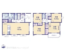 【東京都/町田市高ヶ坂】町田市高ヶ坂7丁目 新築一戸建て 間取り図