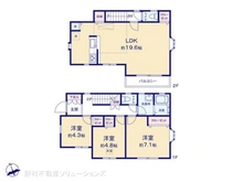 【神奈川県/相模原市南区上鶴間】相模原市南区上鶴間2丁目 中古一戸建て 間取り図